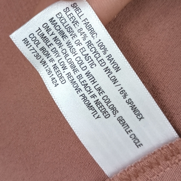 NWT Wild Fable Women' Long Sleeve Lace Bustier Top in Mauve  XXL - Picture 8 of 8